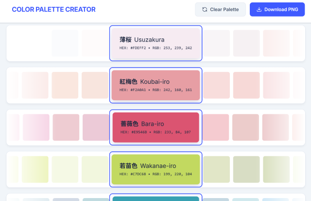 Color Palette Creator