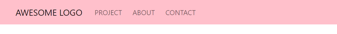 Bootstrap navbar sample 1